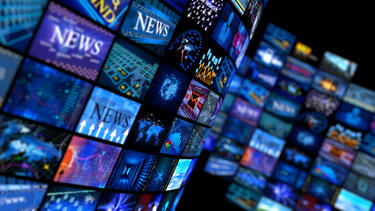 An illustration of hundreds of TV screens